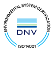 DNV ISO 14001-certifiering